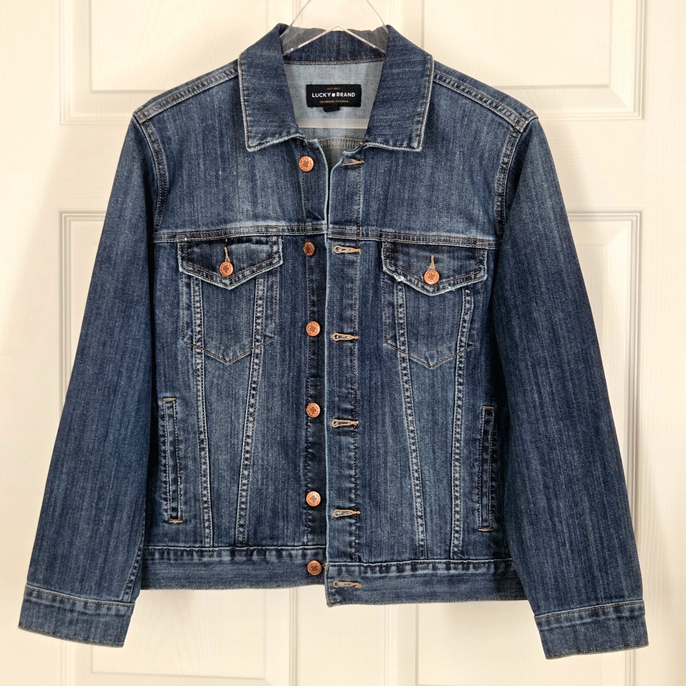 Lucky Brand Women's Denim Jacket, Sz L